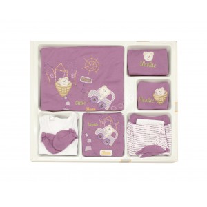 Corredino - kit 10 pz cotone 100%  femmina - orsetto 